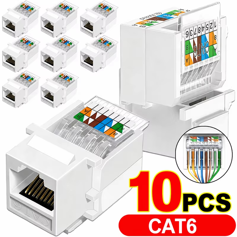 Patch Panel Cat6 - Connecteur de câble Ethernet LAN CAT6