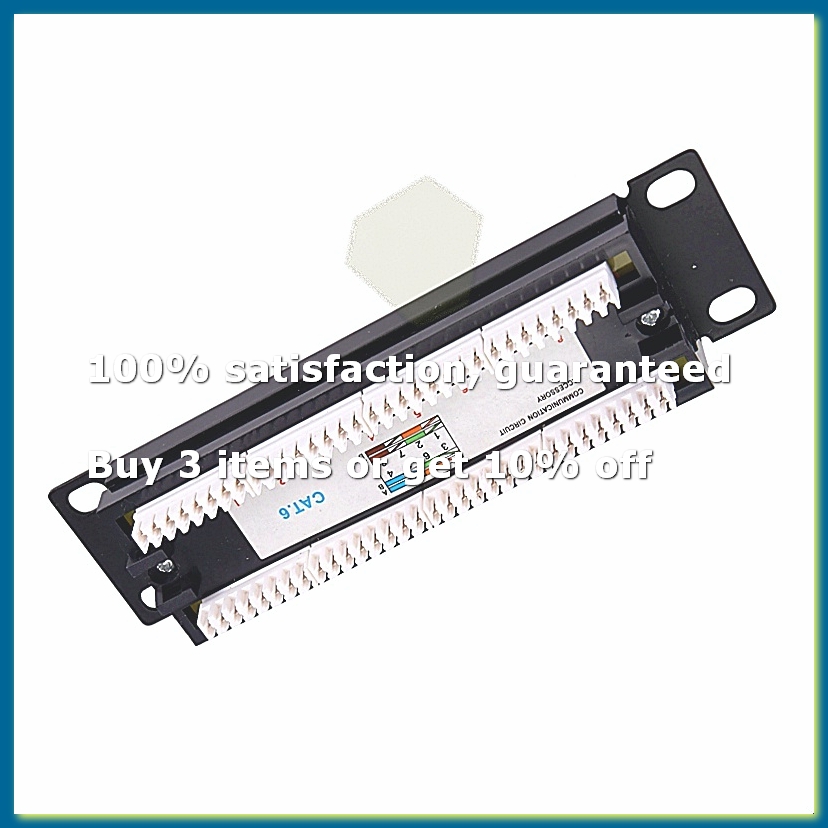 Patch Panel Cat6 - Panneau de brassage réseau CAT6 8