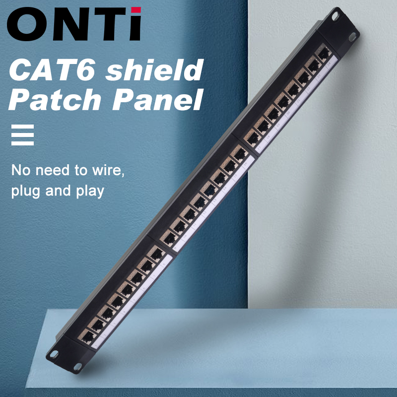 ONTi 19in 1U Rack 24 ports CAT - Patch Panel Cat6 avis et prix