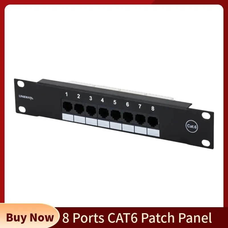 Adaptateur réseau CAT6 8 ports - Patch Panel Cat6 avis et prix