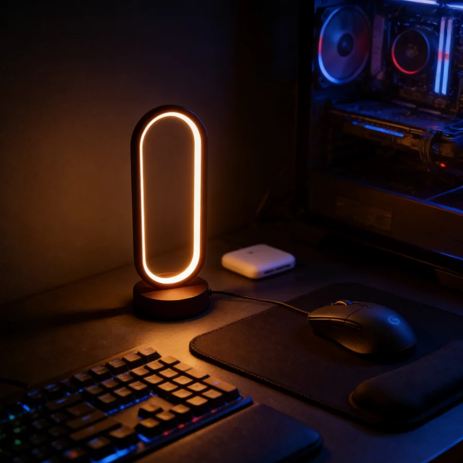 1 lampe de table, lampe de che - Ring Light Desk Small avis et prix