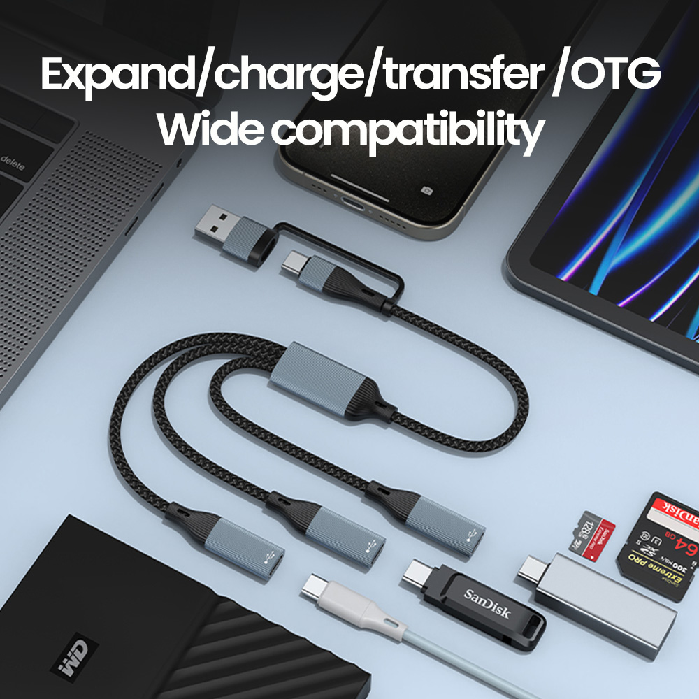 3 en 1 Type C Hub USB Hub USB  - Cable Lock Laptop avis et prix