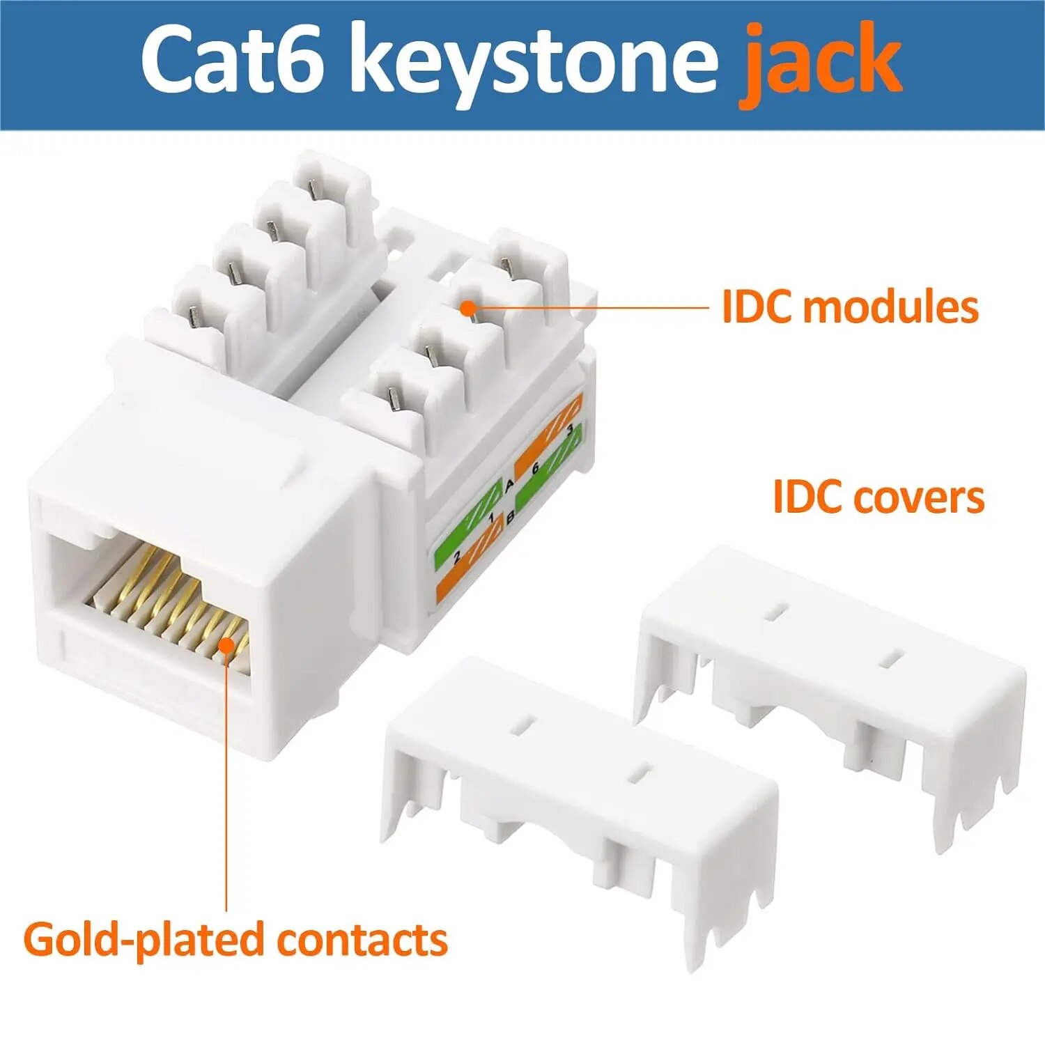 ZoeRax Lot de 10 prises Keysto - Patch Panel Cat6 avis et prix
