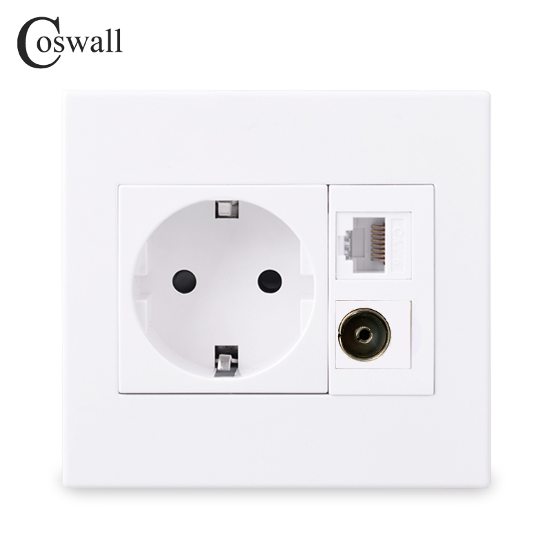 Coswall – prise de courant mur - Patch Panel Cat6 avis et prix
